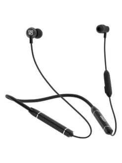 GOVO GOKIXX 620 Wireless Neckband Magnetic Buds 3D Surround 20 H Playtime IPX5 (Platinum Black)