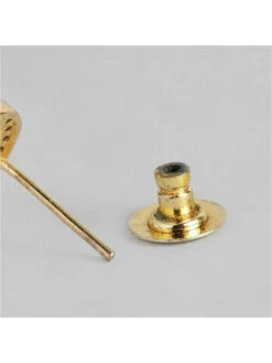 Laida Gold-Plated Premium Ad-Studded Pendant & Balck Beaded Mangalsutra With Earrings -Gemischtwarenladen Für Damenmode 00f7cbdTMNM20954 6