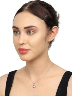 Carlton London 925 Sterling Silver Rhodium Plated Pearl Beaded Necklace -Gemischtwarenladen Für Damenmode 01517ccS546406N 4