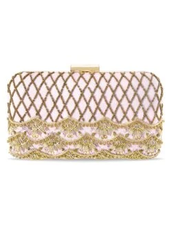 Peora Clutch Purses For Women Wedding Handmade Evening Party Bridal Clutch - C38Pk -Gemischtwarenladen Für Damenmode 0c5334bC38PK 2