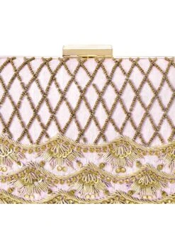 Peora Clutch Purses For Women Wedding Handmade Evening Party Bridal Clutch - C38Pk -Gemischtwarenladen Für Damenmode 0c5334bC38PK 6