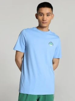 Puma Worldwide Graphic Unisex Blue T-Shirt