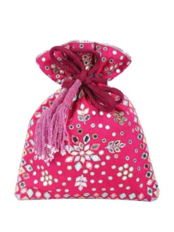 Gemischtwarenladen Für Damenmode 10 5 Elements By Radhika Gupta Pink Handcrafted Potli