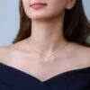 GIVA Sterling Silver Rose Gold Twilight Necklace For Girls And Womens -Gemischtwarenladen Für Damenmode 11a42deNYGIV GIVAX00001032 1