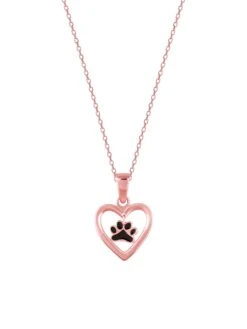 GIVA Sterling Silver Rose Gold Hearty Paws Pendant With Link Chain For Women And Girls 10 GIVA Sterling Silver Rose Gold Hearty Paws Pendant With Link Chain For Women And Girls -Gemischtwarenladen Für Damenmode 11a42deNYGIV GIVAX00001348 3
