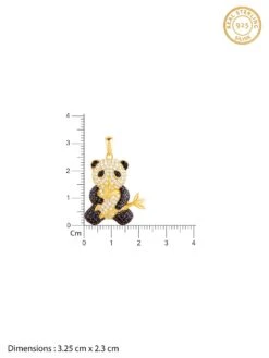 GIVA Sterling Silver Golden Innocent Panda Pendant With Link Chain For Womens And Girls -Gemischtwarenladen Für Damenmode 11a42deNYGIV GIVAX00002733 5