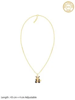 GIVA Sterling Silver Golden Innocent Panda Pendant With Link Chain For Womens And Girls -Gemischtwarenladen Für Damenmode 11a42deNYGIV GIVAX00002733 6