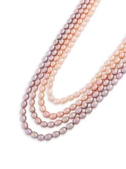 Zaveri Pearls Multicolor Natural Freshwater 6.5-7.5 Mm Rice Pearls Necklace-ZPFK13979 17 Zaveri Pearls Multicolor Natural Freshwater 6.5-7.5 Mm Rice Pearls Necklace-ZPFK13979 -Gemischtwarenladen Für Damenmode 1383b08ZPFK13979 8