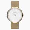 Nordgreen Infinity 32mm Women Watch, Gold White Dial With Gold Mesh Watch Strap -Gemischtwarenladen Für Damenmode 13aa345KK NORDG00000001 1