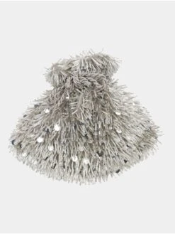 AANCHAL SAYAL Odette Silver Potli