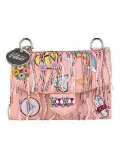Vdesi Donut Fringe Sequins Waist Bag