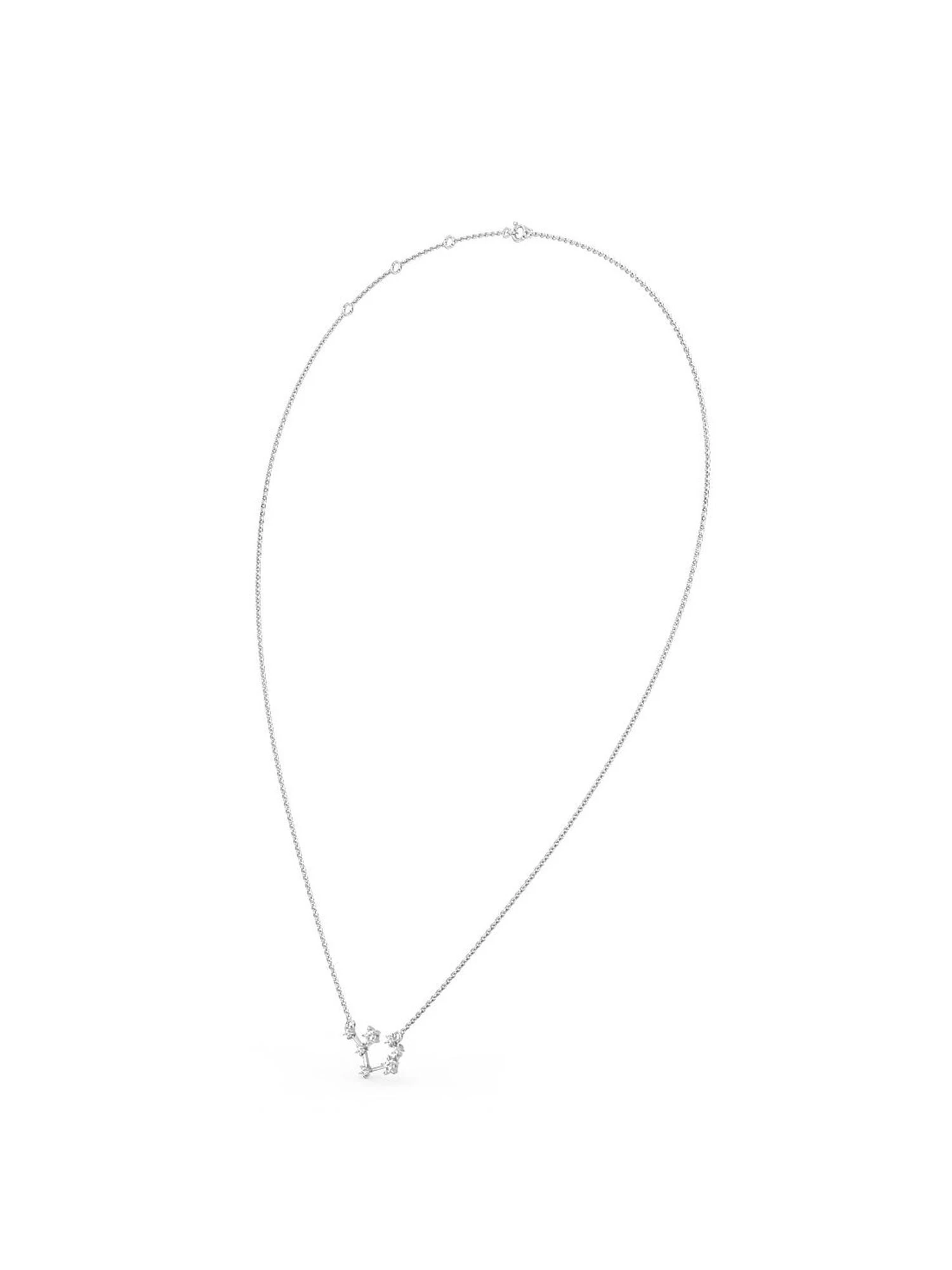 Candere By Kalyan Jewellers 14Kt White Gold And Diamond Sagittarius Zodiac Necklace 5 Candere By Kalyan Jewellers 14Kt White Gold And Diamond Sagittarius Zodiac Necklace – Bild 3