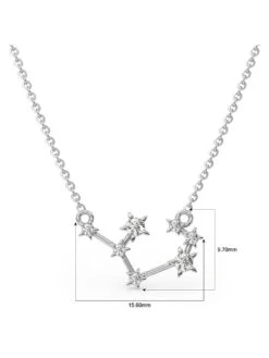 Candere By Kalyan Jewellers 14Kt White Gold And Diamond Sagittarius Zodiac Necklace 11 Candere By Kalyan Jewellers 14Kt White Gold And Diamond Sagittarius Zodiac Necklace -Gemischtwarenladen Für Damenmode 1a67f8bPendantWithChainMPMKD0285 14K WG I2GH 4