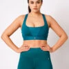 BODD ACTIVE Emerald Green Tie Up Sports Bra -Gemischtwarenladen Für Damenmode 1d2967aERT BA157A 1