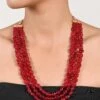 Ratnavali Jewels Three Layer Real Red Onyx Stone Beads Necklace 2 Ratnavali Jewels Three Layer Real Red Onyx Stone Beads Necklace -Gemischtwarenladen Für Damenmode 1d85c58RV3415R 1