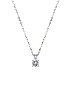 GIVA Classic Silver Zircon Pendant With Chain -Gemischtwarenladen Für Damenmode 1ff9540NYGIV NYFINDJW00015 3