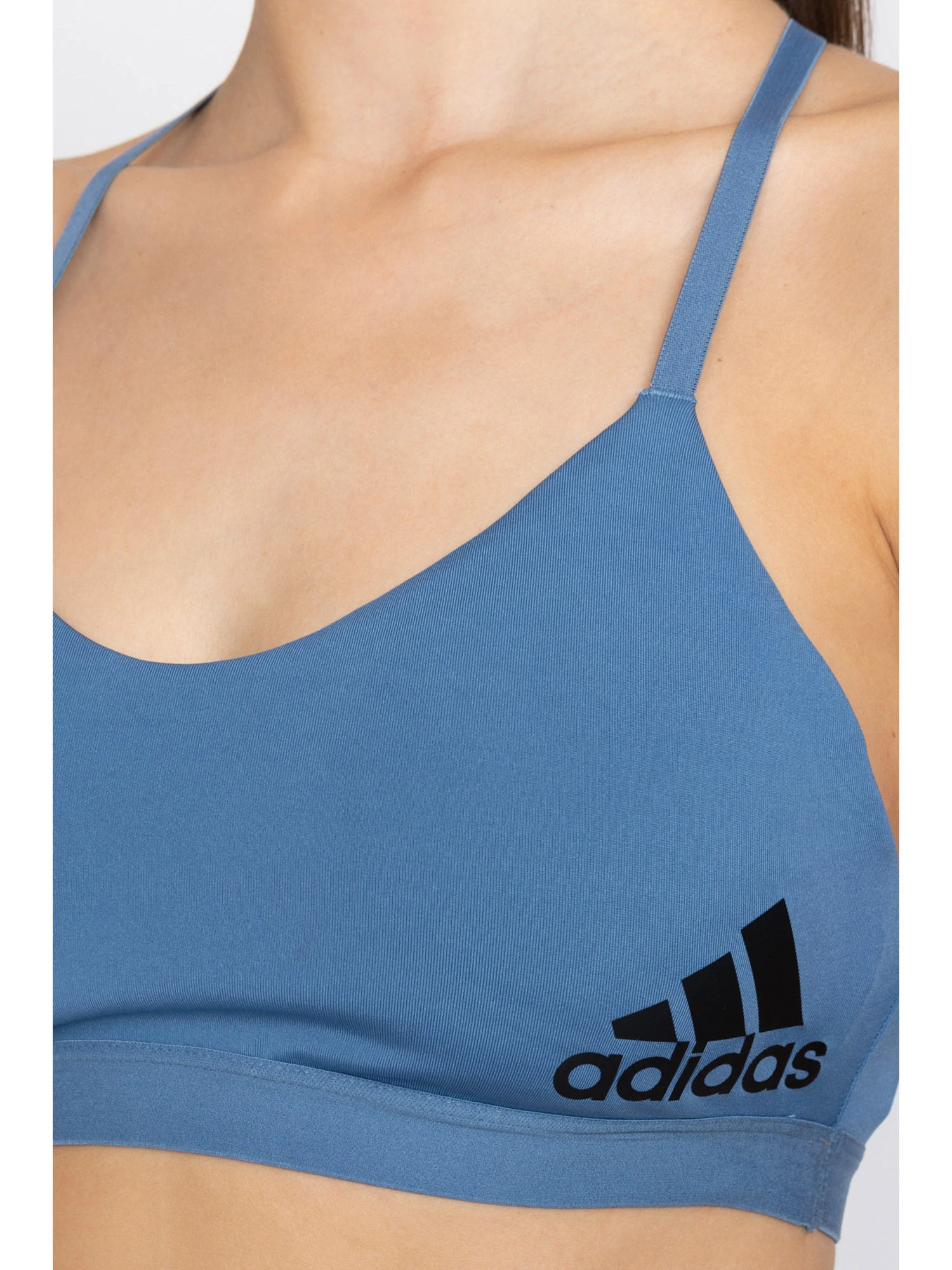 Adidas Ls Brand Bra Printed Blue Training Bra 7 Adidas Ls Brand Bra Printed Blue Training Bra – Bild 5