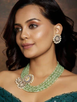 Joules By Radhika Off White Antique Polki Studs -Gemischtwarenladen Für Damenmode 20f04f6JUJBR23ER1143 3