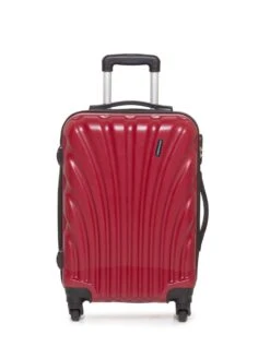 Americano Regular Wavey Ruby Maroon Cabin Luggage Trolley