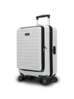 Assembly Cabin Luggage | Polycarbonate 54 Cms - Trolley Bag - Silver