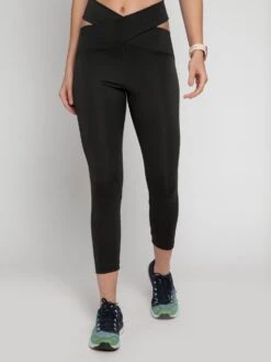 Cava Athleisure Eden Green Crisscross Tights