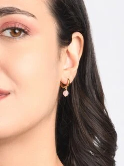 Accessorize London Real Gold Plated Z Healing Stone Earrings Set Of 2 For Women -Gemischtwarenladen Für Damenmode 2a084f2MA 48164681001 5