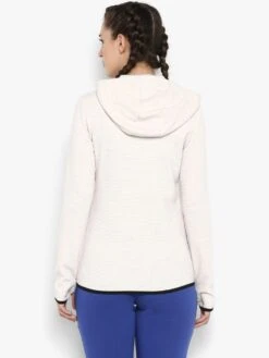 Alcis Women Cream-coloured Ribbed Hooded Sporty Jacket 10 Alcis Women Cream-coloured Ribbed Hooded Sporty Jacket -Gemischtwarenladen Für Damenmode 2b632fbWJKW4552 4