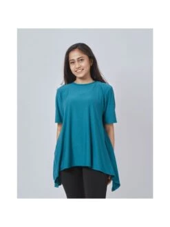 Blissclub Women Teal The Breezy 2-Way Top With BreezeFlo Fabric 12 Blissclub Women Teal The Breezy 2-Way Top With BreezeFlo Fabric -Gemischtwarenladen Für Damenmode 2d123a5NF BLIAD00000603 3