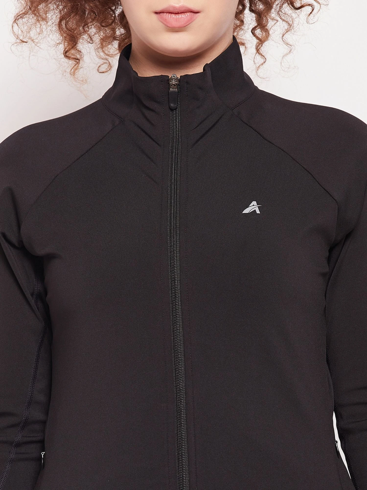 Athlisis Women Black Reflective Strip Training Or Gym Sporty Jacket 8 Athlisis Women Black Reflective Strip Training Or Gym Sporty Jacket – Bild 6