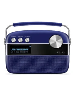 Saregama Carvaan Premium- Music Player With 5000 Preloaded Songs, Bluetooth/FM/AUX (Royal Blue)