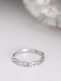 Zavya Chain 925 Sterling Silver Ring For Women