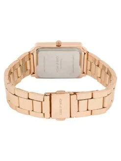 Joker And Witch Joker & Witch Quad Grey Rectangle Dial Rose Gold Metallic Link Strap Analog Womens Watch -Gemischtwarenladen Für Damenmode 3dbe5ebAMWW532 6
