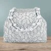 Peora Silver-Toned Embellished Potli Clutch -P65S 1 Peora Silver-Toned Embellished Potli Clutch -P65S -Gemischtwarenladen Für Damenmode 3e5d71cP65S 1