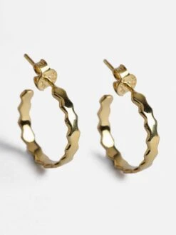 CLARA 925 Sterling Silver Gold Rhodium Plated Ania Hoop Earrings For Women And Girls -Gemischtwarenladen Für Damenmode 3f3ac47CSHDE36 4