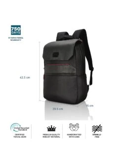 Uppercase Matrix Professional Backpack 08 Black (M) -Gemischtwarenladen Für Damenmode 3fe605e3500EBP1BLK 4