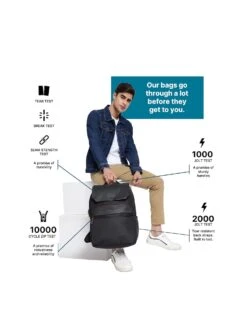 Uppercase Matrix Professional Backpack 08 Black (M) -Gemischtwarenladen Für Damenmode 3fe605e3500EBP1BLK 7