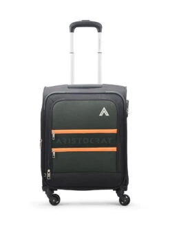 Aristocrat Apache 4 Wheel Black Trolley Bag