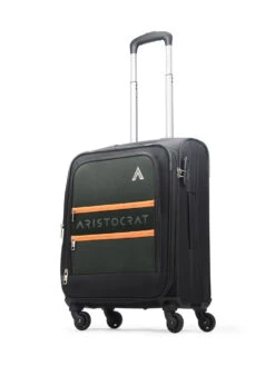 Aristocrat Apache 4 Wheel Black Trolley Bag -Gemischtwarenladen Für Damenmode 40a0277STAPA69HBLK 5