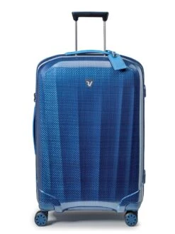 Roncato WE ARE GLAM Blue Color Polypropylene Material Hard 26" Medium Trolley