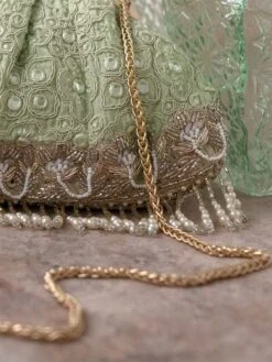 AMYRA Monroe Vintage Clutch - Pastel Green -Gemischtwarenladen Für Damenmode 45961e1AM VP 1222 0001 3