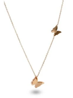 Palmonas 18K Rose Gold Plated Ella Butterflies Necklace For Women -Gemischtwarenladen Für Damenmode 4629fa3Pala PM NECKLACE 073 4