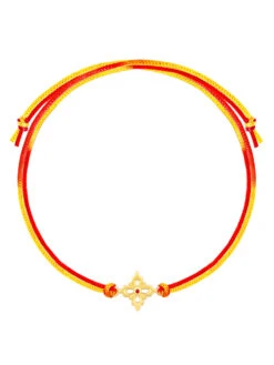 GIVA Sterling Silver Golden Floral Rakhi -Gemischtwarenladen Für Damenmode 48335ecRK0144 3