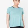 BODD ACTIVE Aqua Open Back Tee -Gemischtwarenladen Für Damenmode 49195a3BODDACTIVE BA152 BLUE 1