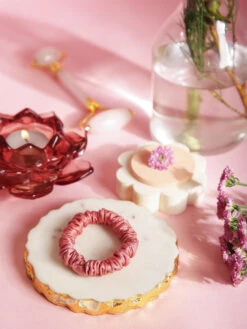 Spotstyl Pure Silk Skinny Gemstones Scrunchies - Pack Of 6 -Gemischtwarenladen Für Damenmode 4e24925S SC49 3