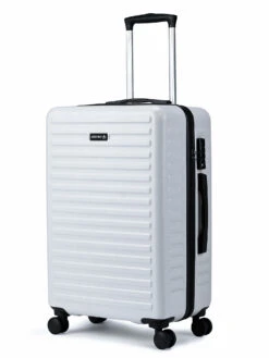 Assembly Large Check-In Luggage Trolley-74 Cm Silver