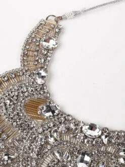 Odette Heavily Embellished Rhinestones Royal Plastron Necklace -Gemischtwarenladen Für Damenmode 593d9bbNYKFF NYFODET002326 5