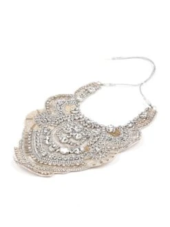 Odette Heavily Embellished Rhinestones Royal Plastron Necklace -Gemischtwarenladen Für Damenmode 593d9bbNYKFF NYFODET002326 7