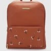Caprese Adah Laptop Backpack Large Tan