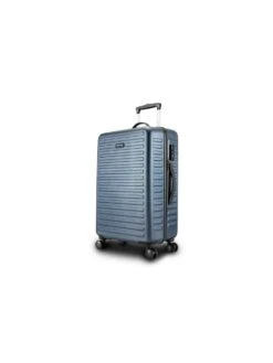 Assembly Large Check-in Luggage Trolley Bag|Polycarbonate 74 Cms - Hardsided Suitcase|Blue