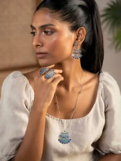 Shaya By CaratLane Oxidised Owning My Candid Conversations Necklace In 925 Silver -Gemischtwarenladen Für Damenmode 5be21abAL00498 SS0000 6